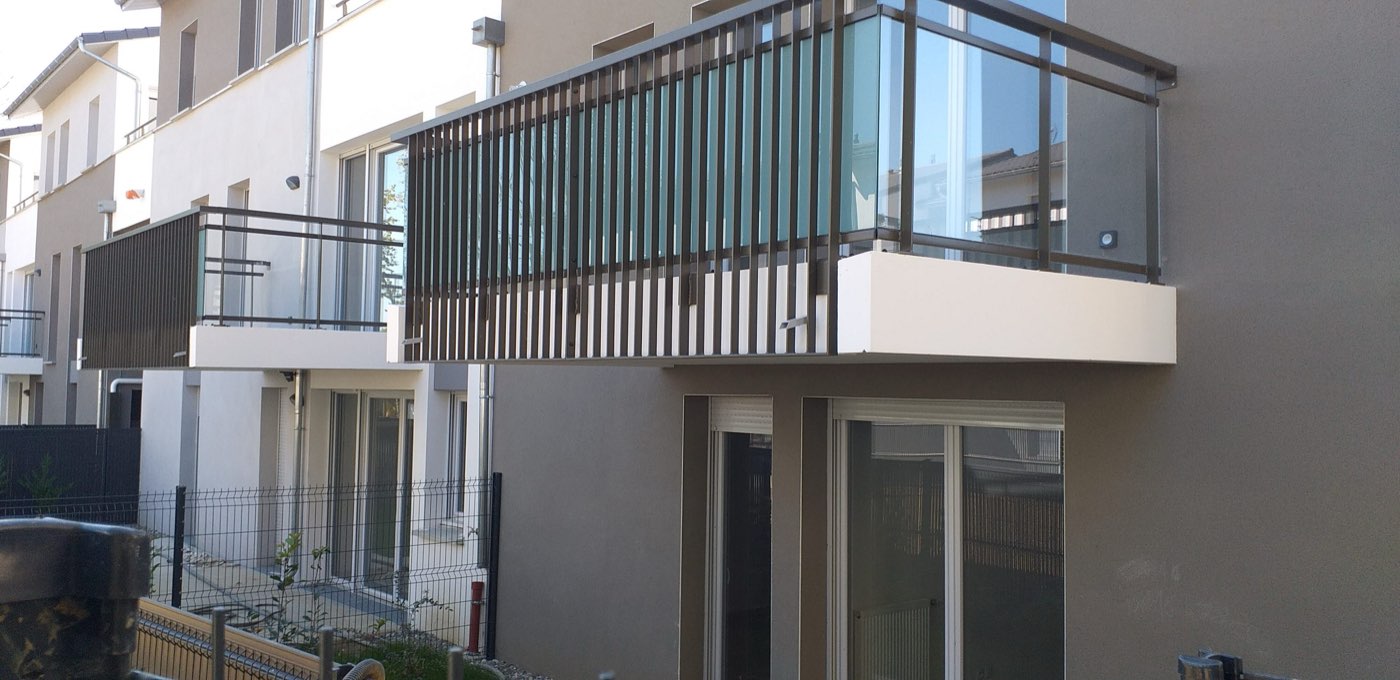 Garde-corps métallique réalisé sur mesure